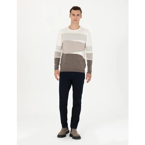 Pierre Cardin Erkek Lacivert Slim Fit Kanvas Pantolon 50278469-VR033