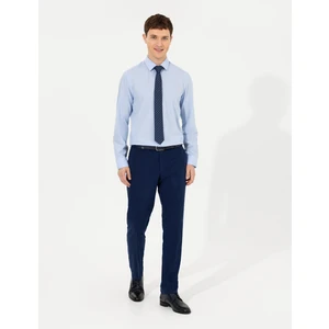 Pierre Cardin Erkek Açık Lacivert Slim Fit Kumaş Pantolon 50260475-VR059