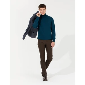 Pierre Cardin Erkek Kahverengi Slim Fit Kanvas Pantolon 50264764-VR029