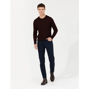 Pierre Cardin Erkek Lacivert Slim Fit Kanvas Pantolon 50264764-VR033