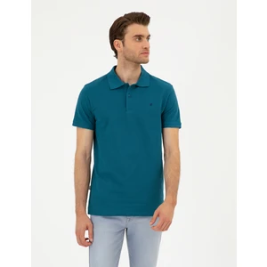 Pierre Cardin Erkek Zümrüt Slim Fit Basic Tişört 50291625-VR055