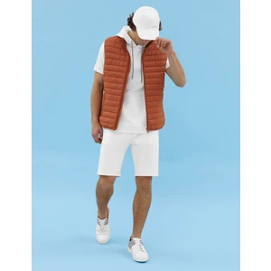 Pierre Cardin Erkek Ekru Slim Fit Örme Şort 50262649-VR019