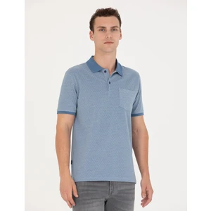 Pierre Cardin Erkek Koyu Mavi Regular Fit Polo Yaka Tişört 50273568-VR032