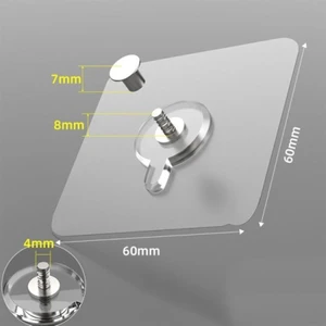 Ultra Güçlü Vantuzlu Askı - 5 Adet