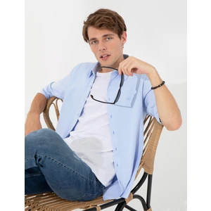 Pierre Cardin Erkek Açık Mavi Slim Fit Uzun Kollu Gömlek 50247981-VR003