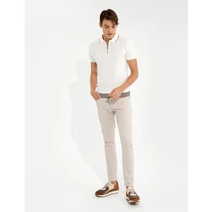 Pierre Cardin Erkek Bej Slim Fit Kanvas Pantolon 50255173-VR011