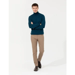 Pierre Cardin Erkek Vizon Slim Fit Kanvas Pantolon 50264764-VR052