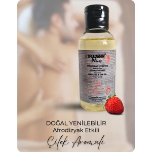 Speed Man Pluss Yenilebilir Çilekaroma Terapi Masaj ve Spa Yağı
