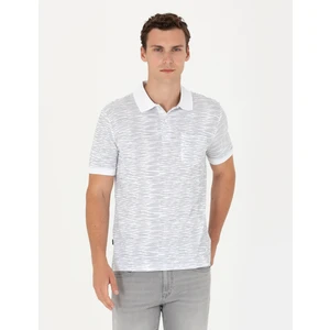 Pierre Cardin Erkek Beyaz Regular Fit Polo Yaka Tişört 50273576-VR013