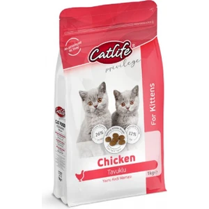 CLFD07-CATLIFE Tavuklu Yavru Kedi Maması 1 kg