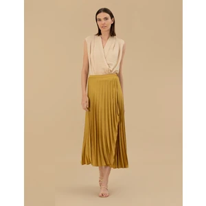 Pierre Cardin Kadın Yeşil Dokuma Etek 50268502-VR235
