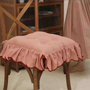 Ayzen Home Pofidik ve Fırfırlı Sandalye Minderi
