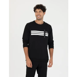 Pierre Cardin Erkek Siyah Regular Fit Sweatshirt 50273047-VR046
