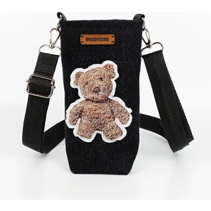 Woody Cord 0,5 Litrelik Matara Kılıfı Su Şişesi Taşıma Çantası Water Bottle Bag