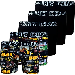 Jony Cris Pamuklu Erkek Boxer 
5’li Set Erkek Baksır Iç Giyim Iç Çamaşırı Şort Kilot