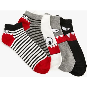 5'Li Çorap Seti Canavar Desenli