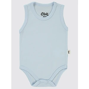 Civil Baby Bebek Çıtçıtlı Badi 12-36 Ay Mavi