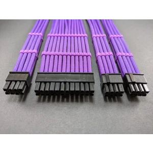 Psu Uzatma Kablo Set Mor Sleeved