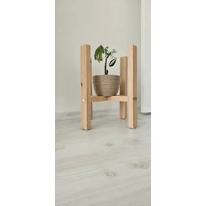 Ahşap Dekoratif Saksı Altlığı Tekli 40*30*30 cm