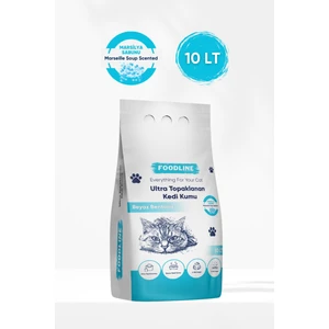 Marsilya Sabunu Kokulu Ince Taneli Bentonit Topaklanan Kedi Kumu 10 Lt