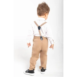 Tiny Trends Erkek Bebek & Çocuk Takım Elbise Papyonlu ve Salopet Takım 4 Parça