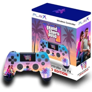Konsol Plus Ps4 Dualshock 4 Kablosuz Gta 6 Desenli