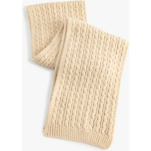 Dokulu Uzun Triko Atkı