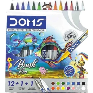 Brush Pen Fırça Uçlu Keçeli Kalem 14'lü Super Soft
