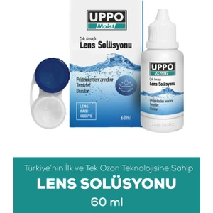 Uppo Moist Lens  Solüsyonu 60 ml Türkiye'de ve Dünya'da Ozanlama Teknolojisi ile Üretilen Ilk Solüsyon