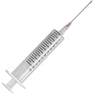 10 ml 2 Parça Pembe Uzun İğneli Enjektör 18 Gr x 38 mm - 250 Adet