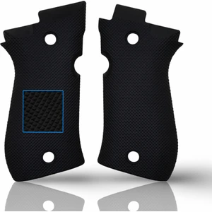 Zib Grips Silah Kabzası - Beretta F81/F84, Fatih 13 ile Uyumlu - Siyah Renk - Polimer Malzemesinden Yapılma - POBRTF81SY001