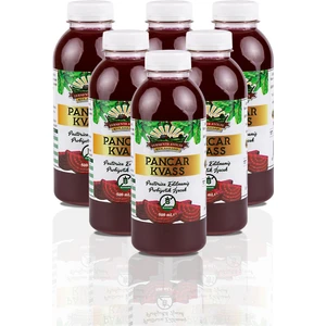 Şifa Ana 6 Adet Pancar Kvass (500 Ml.) (Detoks Pet Şişede)