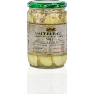 Şifa Ana Sauerkraut (Ekşi Lahana Turşusu) NO11 Zencefil & Yeşil Elmalı  (660CC.)