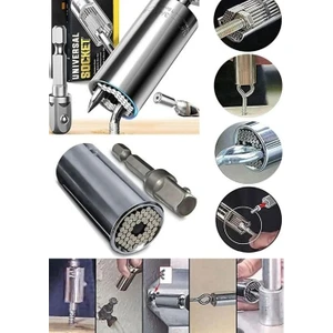 Kitchen Queen Home Chrome Vanadium Çelik 7-19 mm Ats Akıllı Çok Amaçlı Lokma Aparatı Seti Üniversal Anahtar