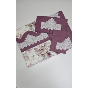 Zesa Home El Işi Dantelli Nervürlü ve Pikolu Nevresim Takımı