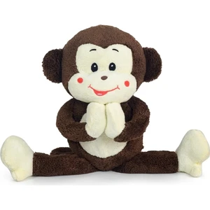 Özgüner Oyuncak Harika Peluş 60 cm Sarılan Kakili Maymun