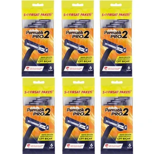 Permatik Pro 2 Tıraş Bıçağı 6'Lı Poşet