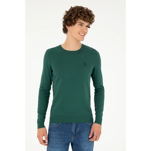U.S. Polo Assn. Erkek Koyu Yeşil Kazak /Triko 50293505-VR079