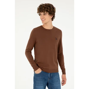 U.S. Polo Assn. Erkek Kahverengi Kazak /Triko 50293505-VR158