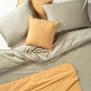 Zsa Zsa Zsu Solıd 300 Tc Çift Kişilik Pamuk Saten %100 Pamuk Saten Nevresim Seti 200x220 Cm Yeşil