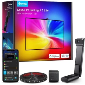 Envisual Led 3 Lite TV Arkası Led Şerit Ambiyans Aydınlatma Tv Renk Senkronizasyonu 40-50 inc TV'ler ile Uyumludur