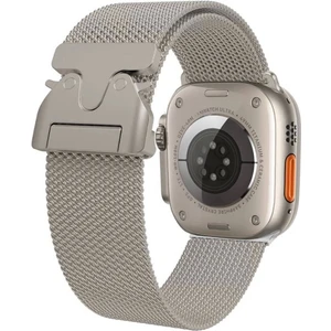 Titanyum Apple Watch Band 38-40-41MM S10 42MM 2024 Milanese Bilezik 10 9 8 7 6 5 Se 4 3