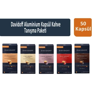 Aluminium Kapsül Kahve Tanışma Paketi 50 Kapsül