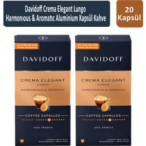 Crema Elegant Lungo Harmonious & Aromatic Kapsül Kahve x 2 Adet