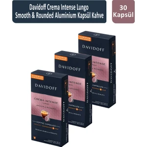 Crema Intense Lungo Smooth &  Rounded Kapsül Kahve x 3 Adet