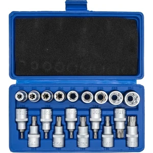 1/2 Torx ve İç Dış Torx - E Lokma Seti 19 Parça - Çantalı