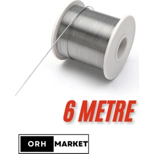 50gr 0.80mm Kalınlıkta Makara Lehim Teli – Yüksek Kalite, 6 Metre Uzunluk