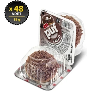 Puf Kakaolu Bisküvi 18 gr x 48 Adet