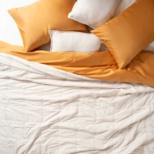 Zsa Zsa Zsu Solıd Kapitoneli Tek Kişilik  Pamuk Yatak Örtüsü 160  x  220  cm  Krem