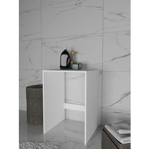 Çamaşır Makine Alt Dolabı Kapaksız Kurutma Makinesi Dolabı Beyaz